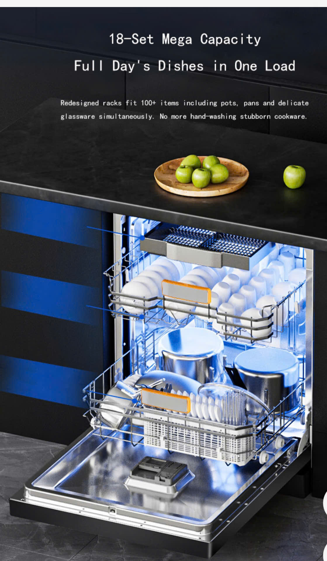 Máy rửa bát EBENE Er-268pro - Ảnh 5